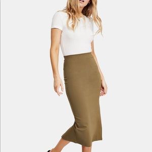 Free people Skirt olive green
